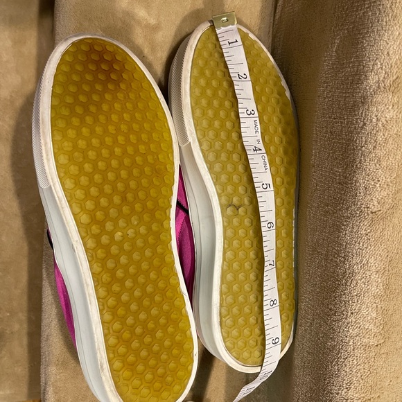 Authentic Celine slip-On Sneakers, round toes, left shoe has scuff seen on photo - Picture 15 of 16
